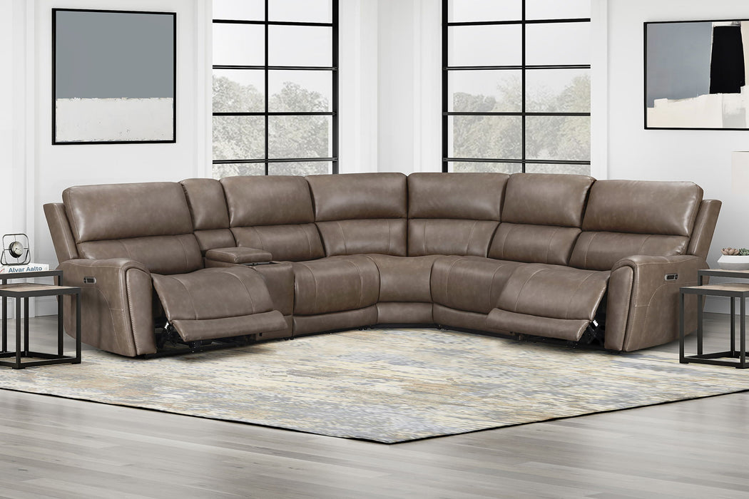 Hancock - Zero Gravity Power Reclining Sectional With Power Adjustable Headrests