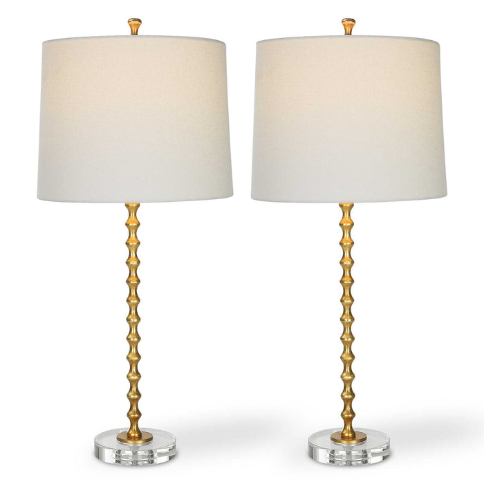 Table Lamp (Set of 2) - Gold Leaf
