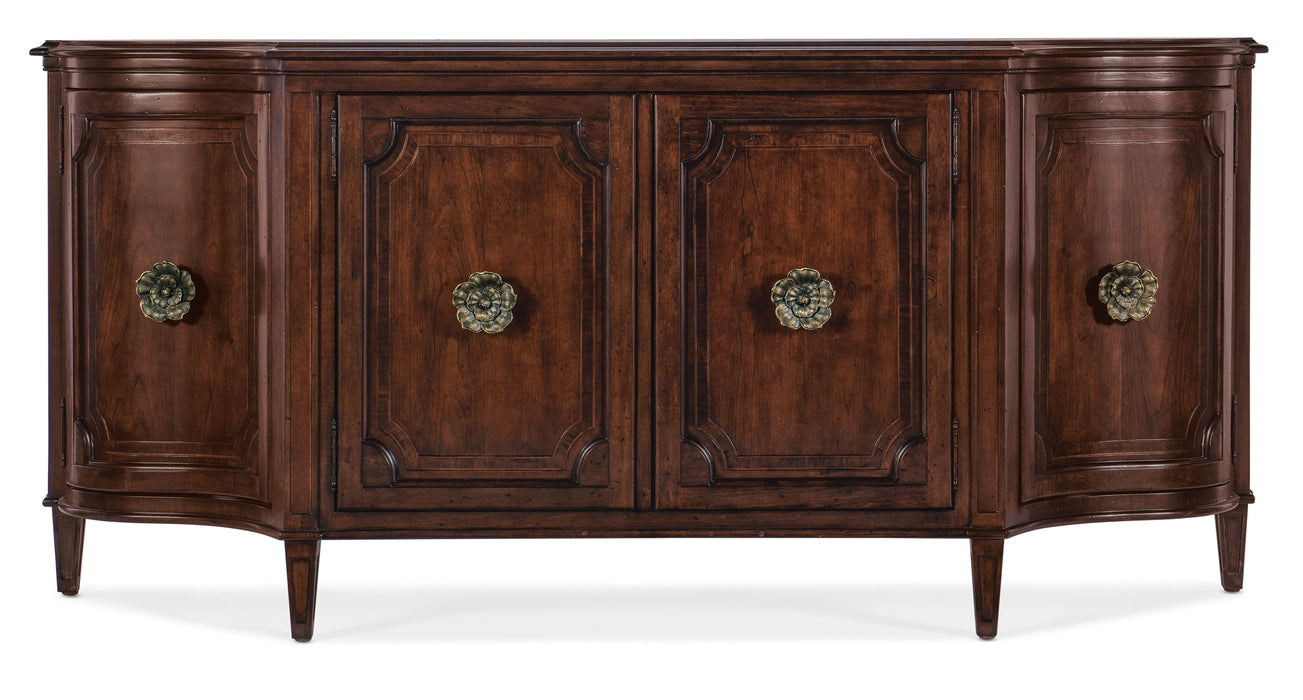 Charleston - Four-Door Buffet - Dark Brown