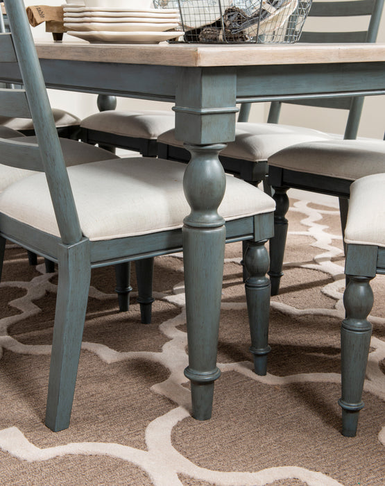 Easton Hills - Leg Table - Blue