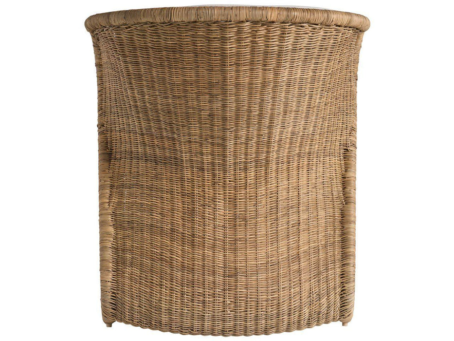 Oasis - Lounge Chair - Light Brown / White