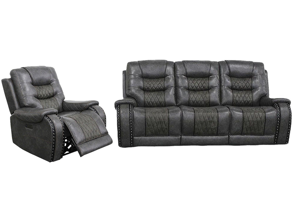 Outlaw - Power Reclining Sofa And Recliner - Stallion