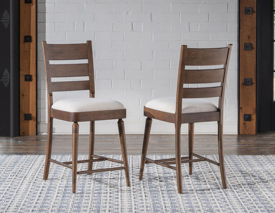 Lake House - Ladder Back Counter Height Stool (Set of 2)
