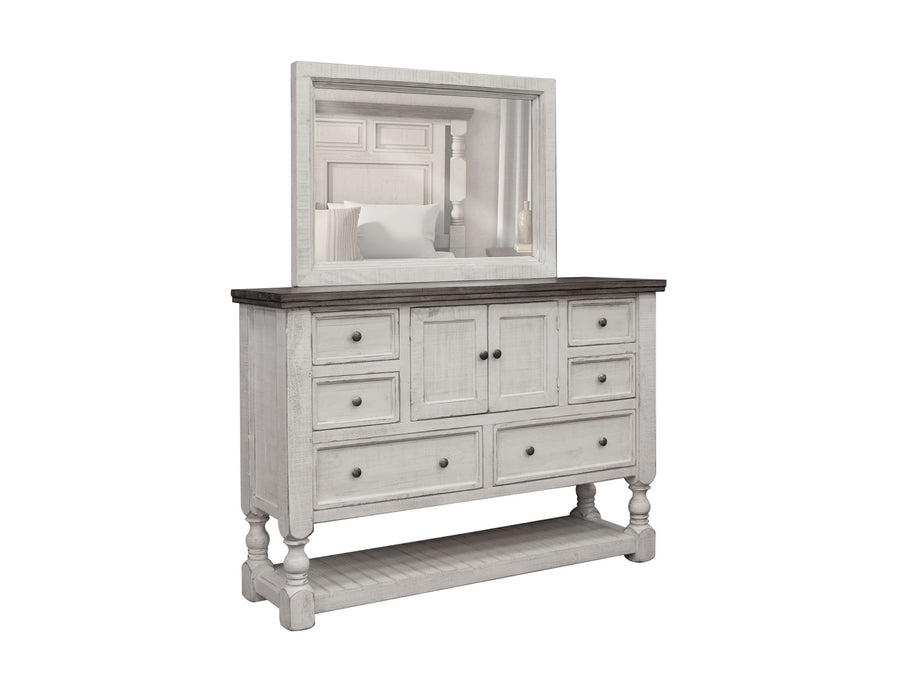 stone grey dresser Furniture of America Lincolt Whitewash/Stone Gray Dresser