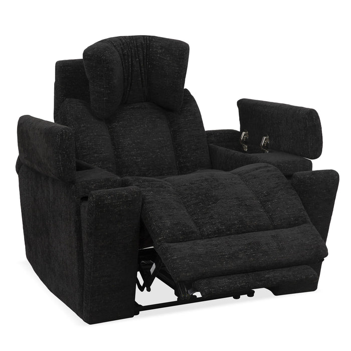 Phoenix - Zero Gravity Power 3 Seat Home Theater Seating With 2 Wedges And Immersive Audio