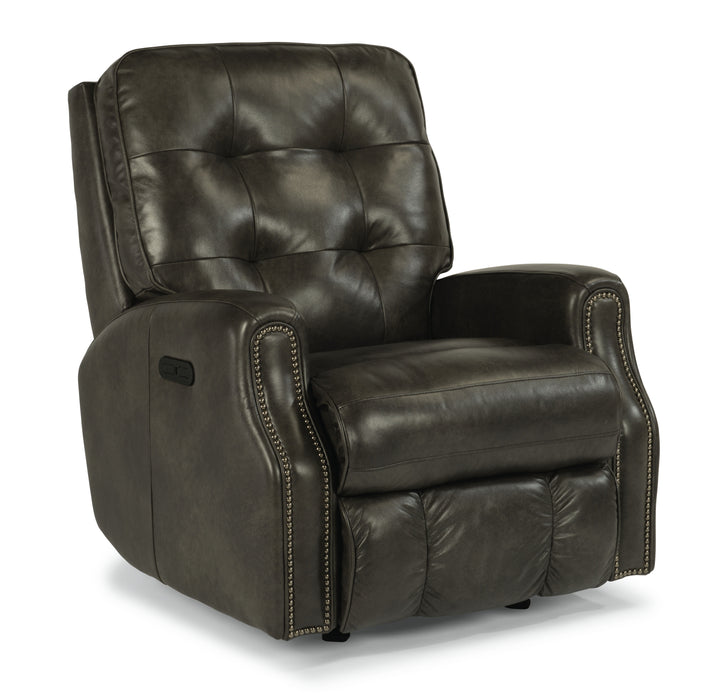 Devon - Rocking Recliner - Nailhead Trim