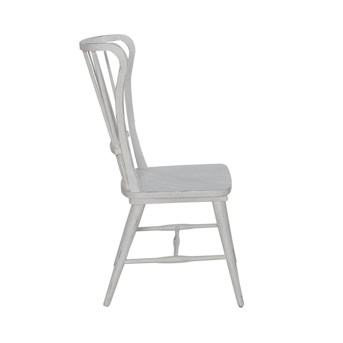 River Place - Windsor Back Side Chair (RTA) - White