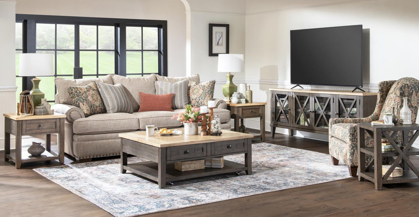 XXX's And OOO's - End Table - Two Tone