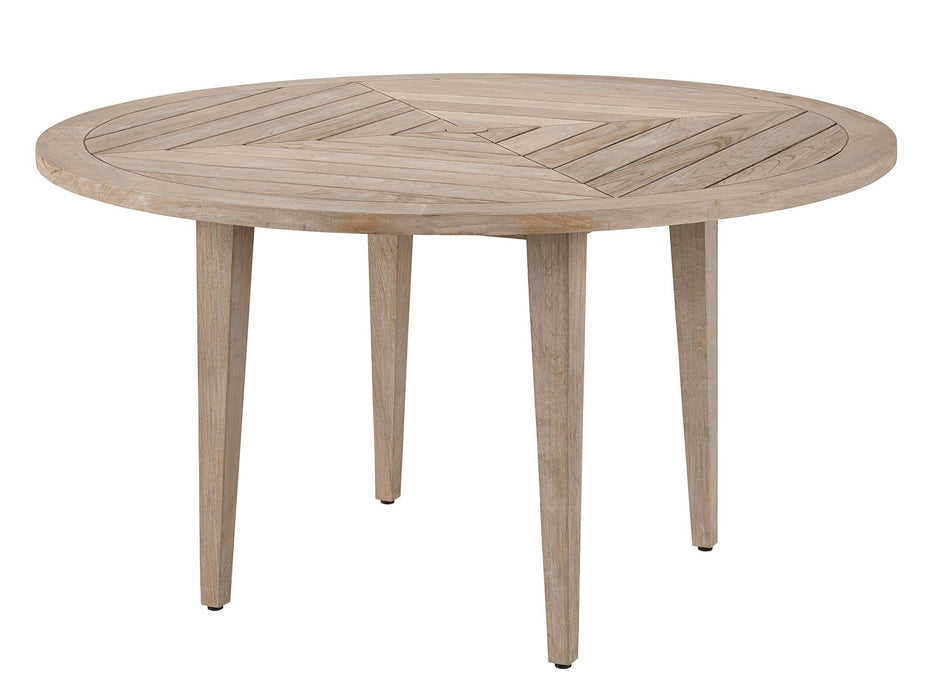 Coastal Living Outdoor - La Jolla Round Dining Table - Light Brown