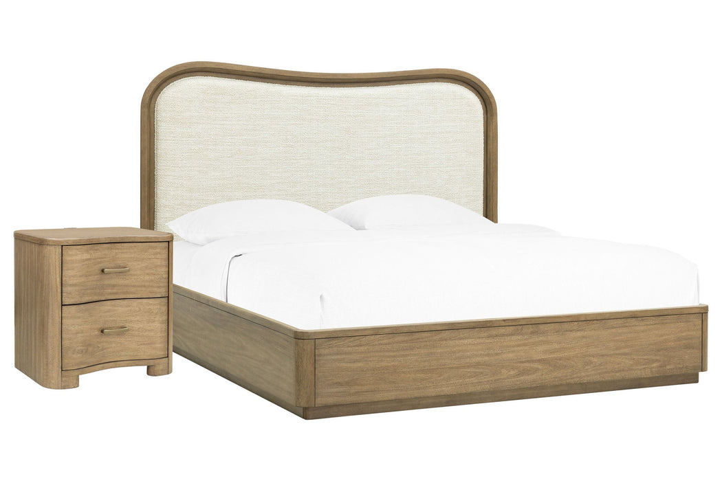 Leeza - Bedroom Set With Upholstered Panel Bed