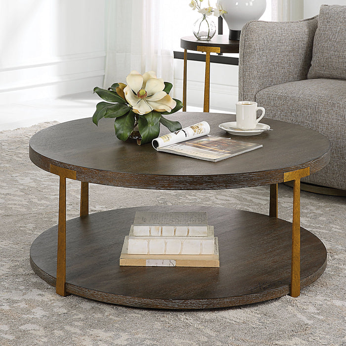 Palisade - Round Wood Coffee Table