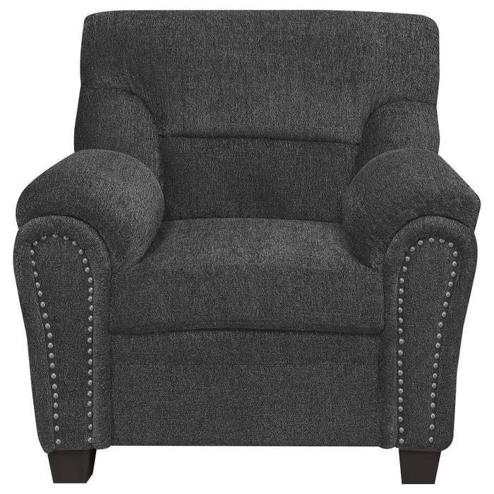 Clemintine - Upholstered Chair with Nailhead Trim