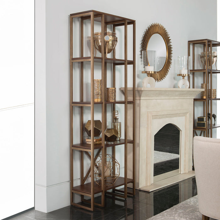 Karishma - Etagere - Antique Gold