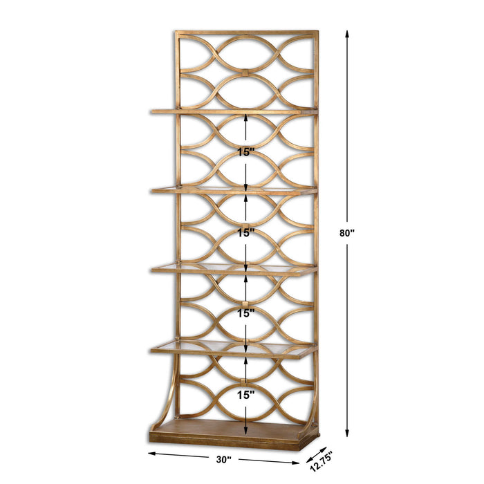 Lashaya - Etagere - Gold