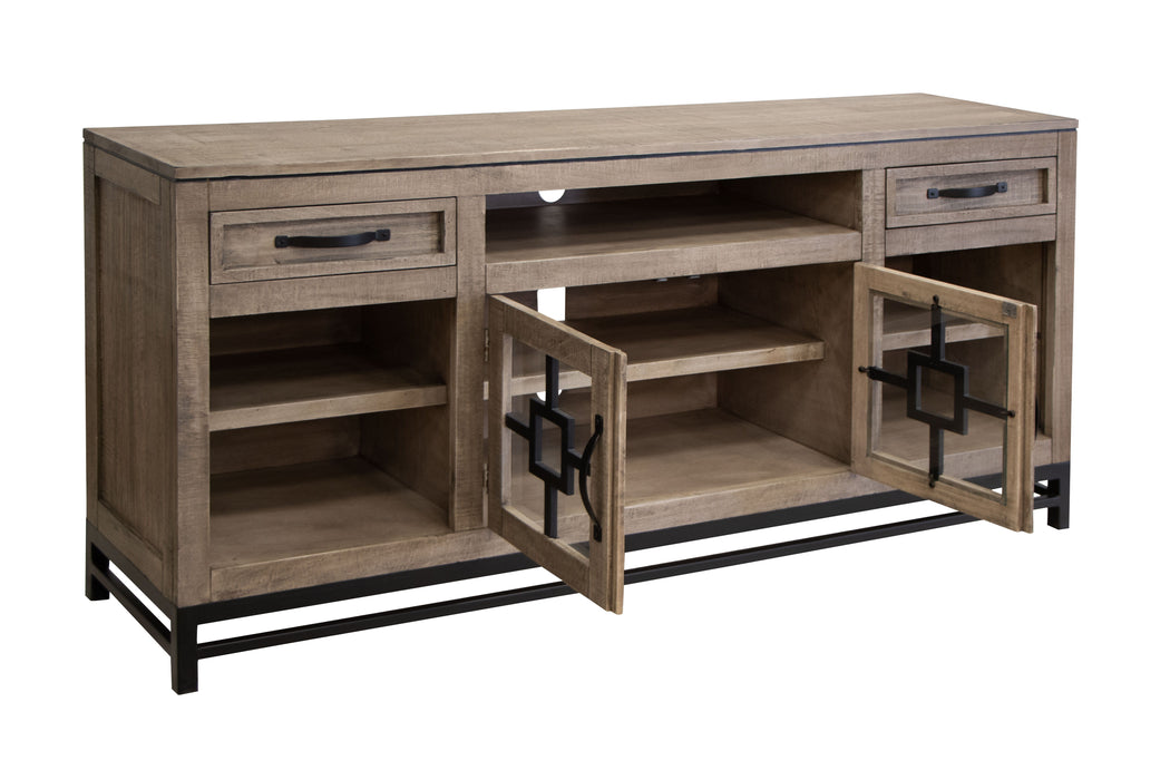 Blacksmith - TV Stand - Truffle Brown / Oil Black