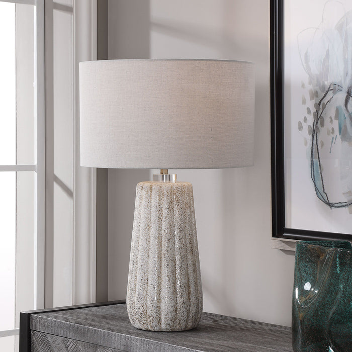 Pikes - Table Lamp - Stone-Ivory