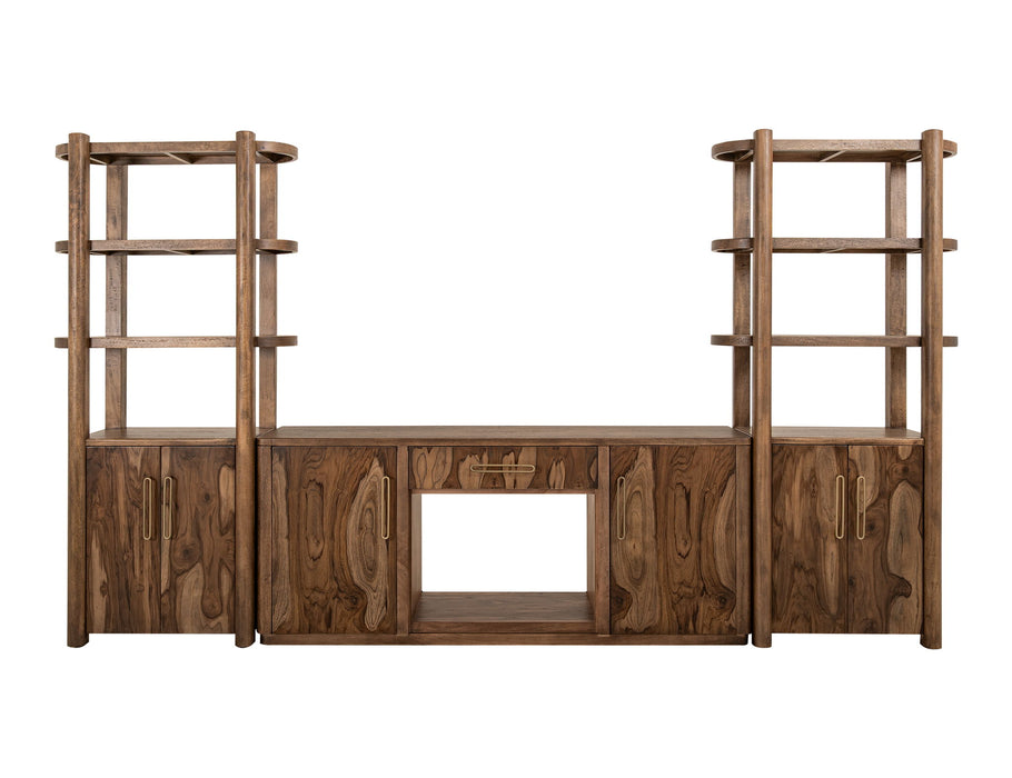 Balam - Pier With 2 Door And 3 Shelf - Light Brown