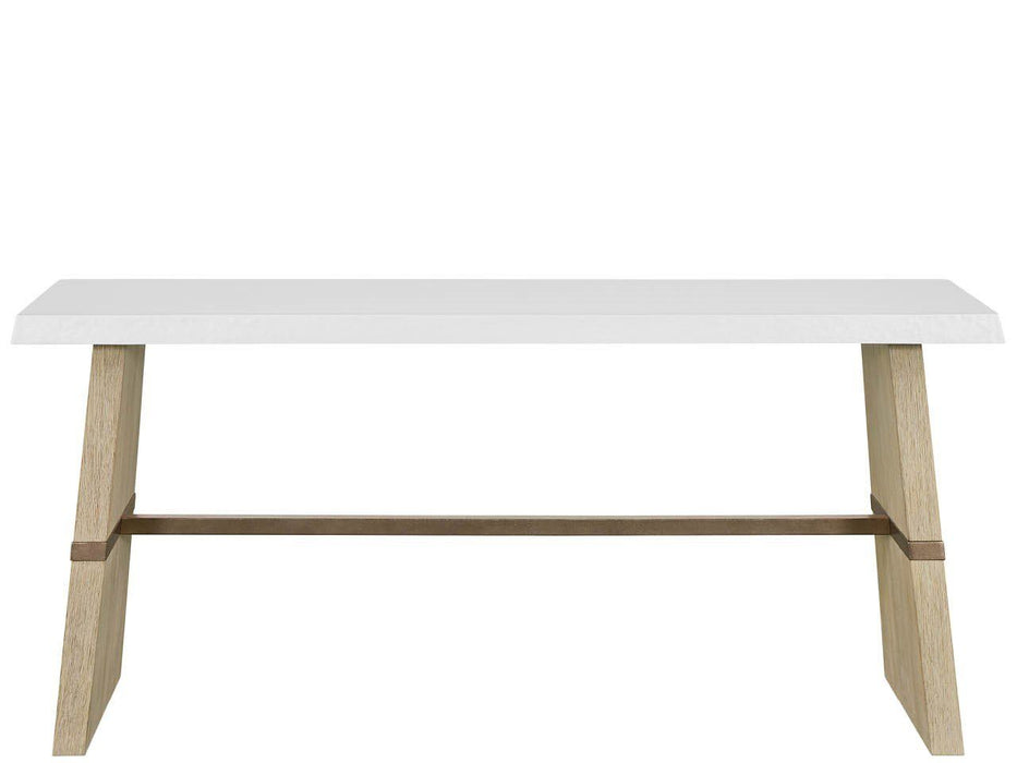 Oasis - Dockside Console Table - White / Beige