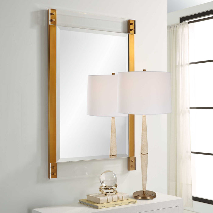 Nera - Plated Brass Mirror