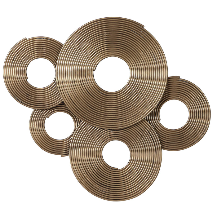 Ahmet - Rings Wall Decor - Gold