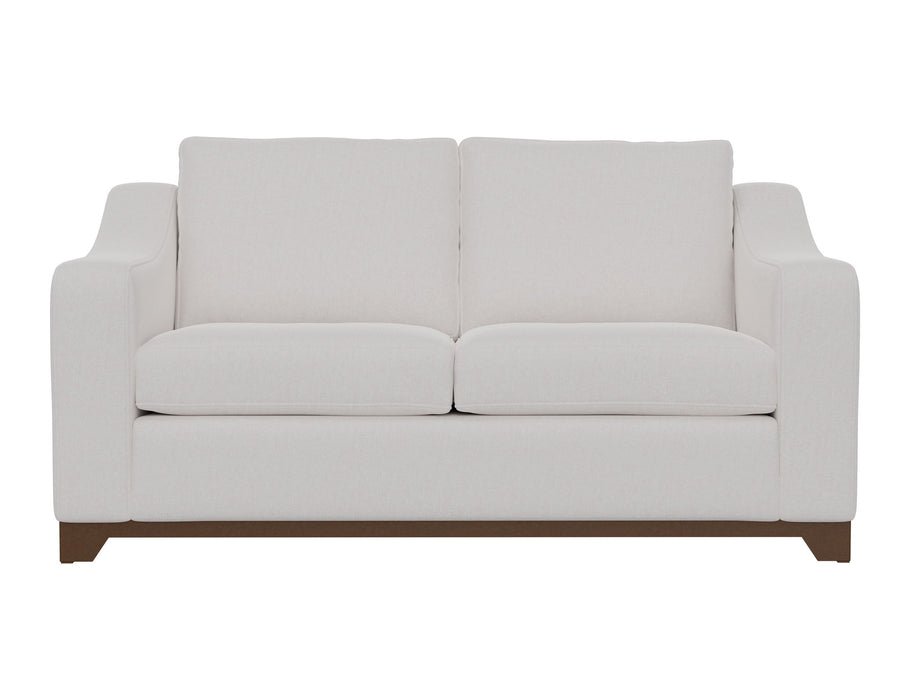 Natural Parota - Loveseat - Mink Withe