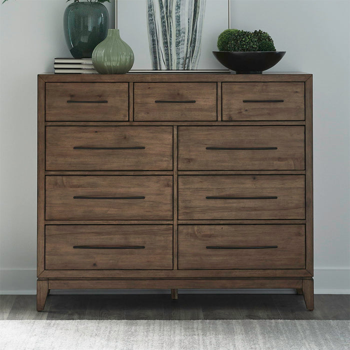 Shaker Lakes - 9 Drawer Chesser - Harvest Brown