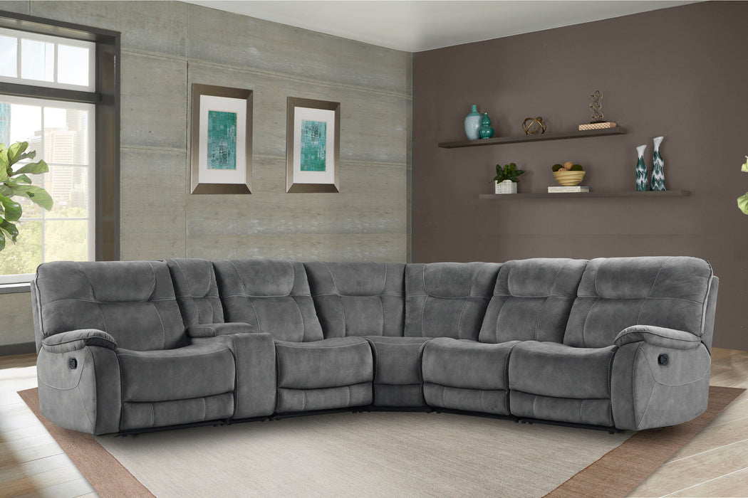 Cooper - 6 Piece Modular Manual Reclining Sectional