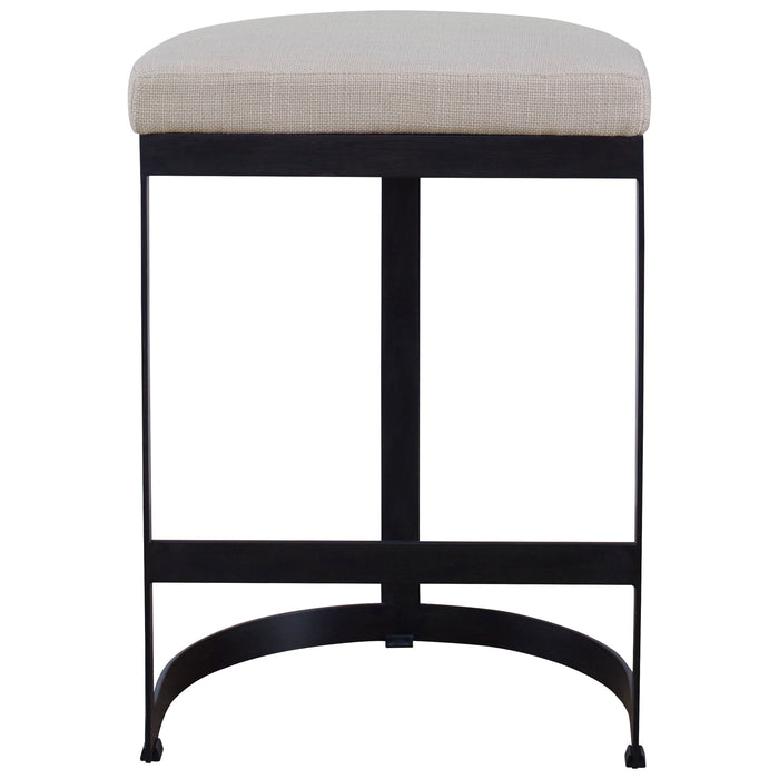 Ivanna - Iron Counter Stool - Black