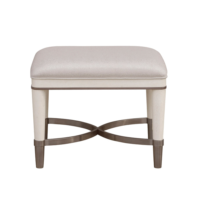 Grace - Vanity Stool - White