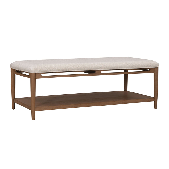 Verona - Rectangular Coffee Table - Beige / Dark Brown
