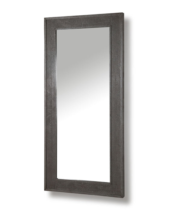 Crossings Serengeti - Floor Mirror - Sandblasted Fossil Grey