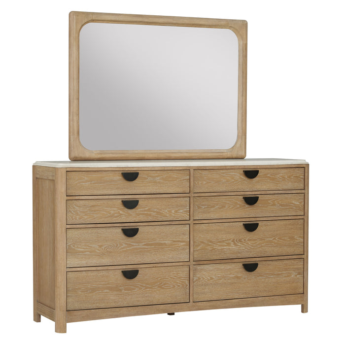 Escape - Bedroom 8 Drawer Dresser - Glazed Natural Oak