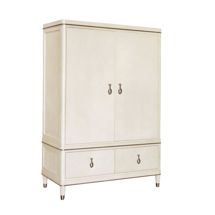 Grace - Armoire With Storage Drawers - White