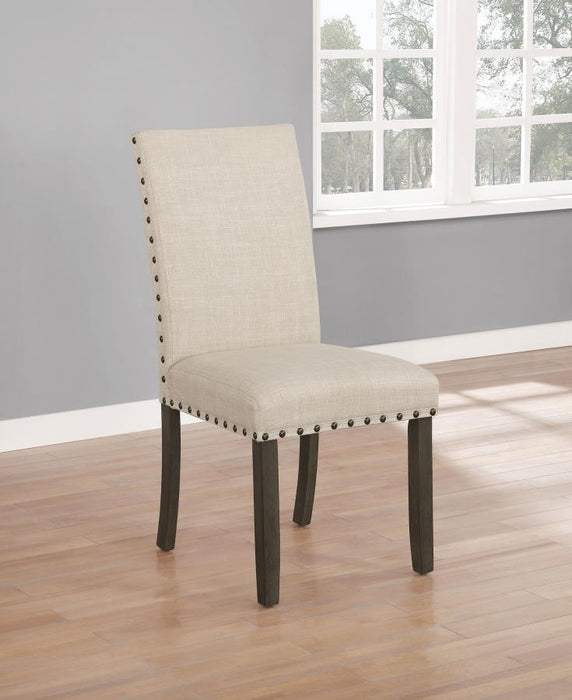 Ralland - Upholstered Side Chairs (Set of 2) - Beige And Rustic Brown