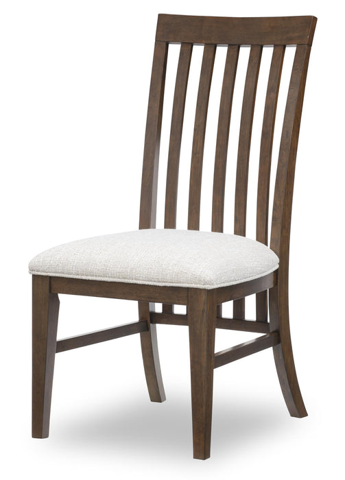 Langley - Slat Back Side Chair (Set of 2) - Fawn / Linen
