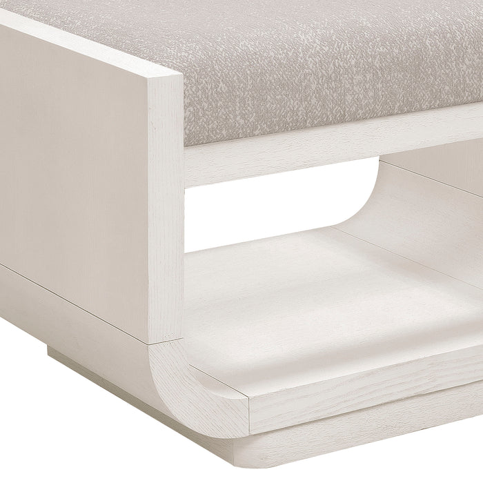 Brighton - Bed Bench - White