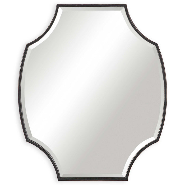 Ulalia - Scalloped Mirror - Black