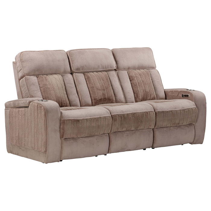 Equinox - Power Reclining Sofa With Drop Down Table