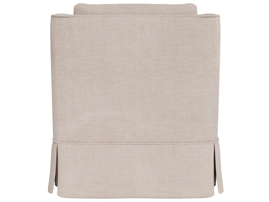 Henri - Skirted Swivel Chair, Special Order - Beige