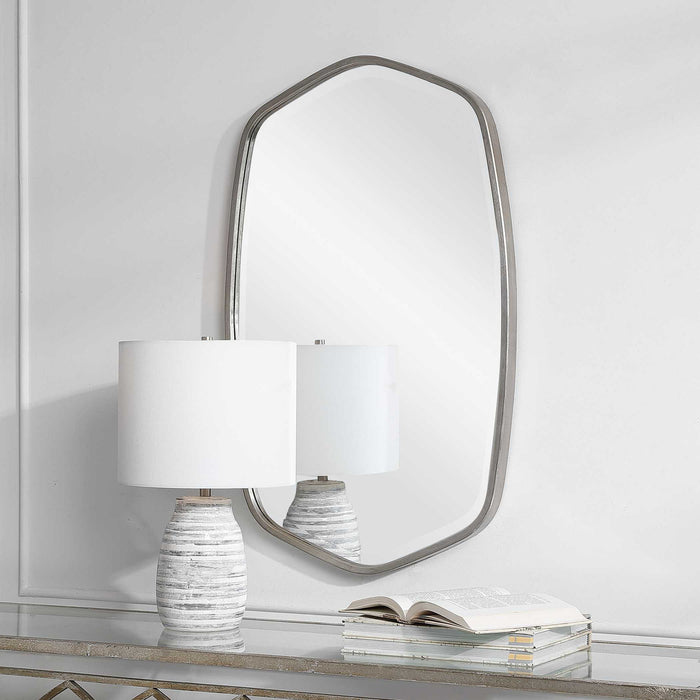 Duronia - Mirror - Brushed Silver