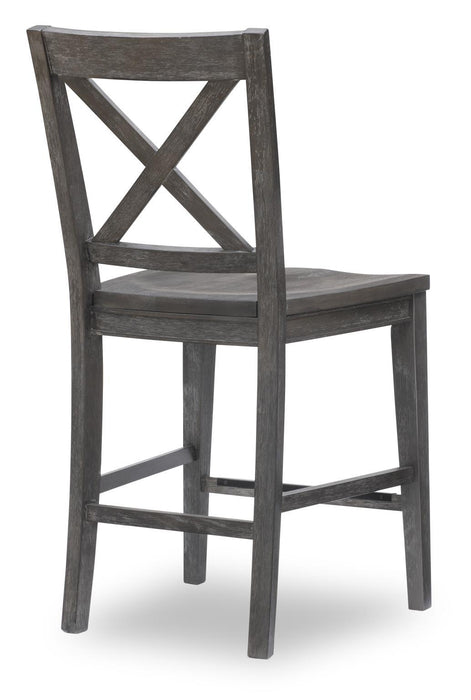 Briarwood - X-Back Counter Height Chair (Set of 2) - Sable