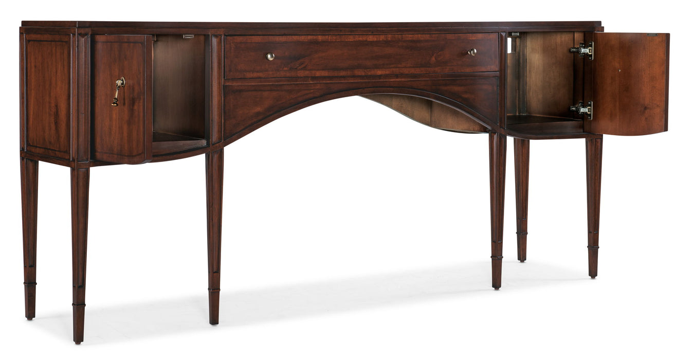 Charleston - Wood Console Table - Dark Brown