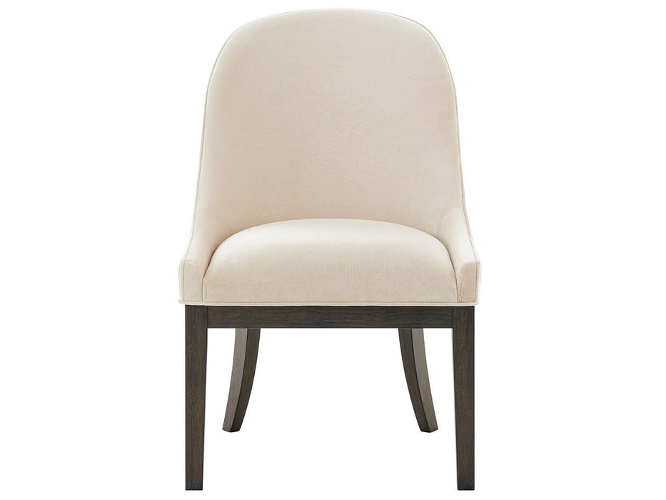 Fenwick - Upholstered Arm Chair - Beige / Dark Brown