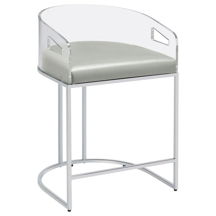 Thermosolis - Acrylic Back Stools (Set of 2)