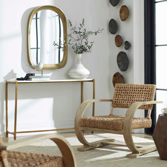 Affinity - Marble Console Table - White