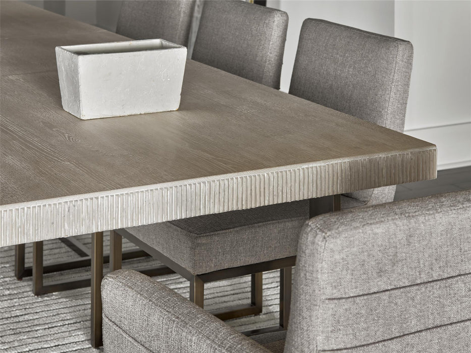 Modern - Robards Rectangular Dining Table - Quartz