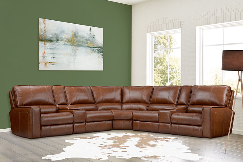 Rockford - 6 Piece Modular Power Reclining Sectional