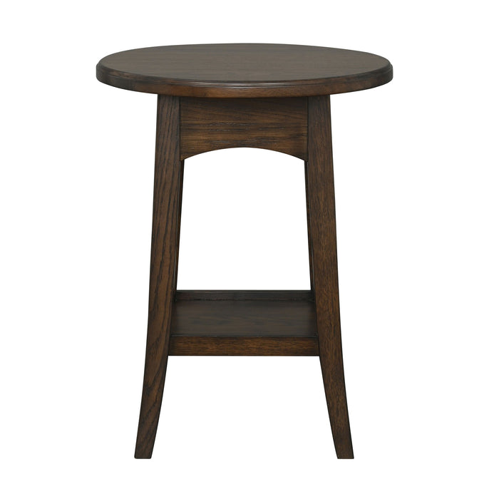 Sylvie - Accent Table - Dark Brown