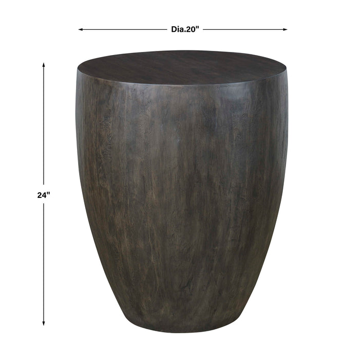 Lark - Minimalist Wooden End Table - Dark Gray