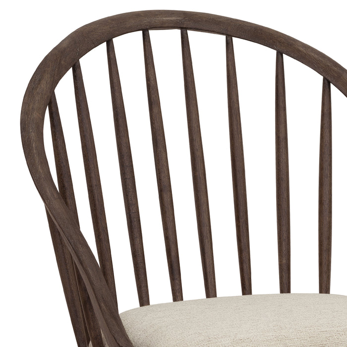 Revival Row - Spindle Back Arm Chair - Brown